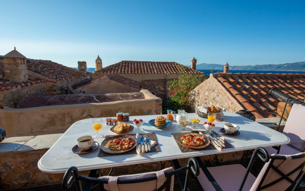 فيلا Casa Felicia-The Castle Mansion Monemvasía المظهر الخارجي الصورة